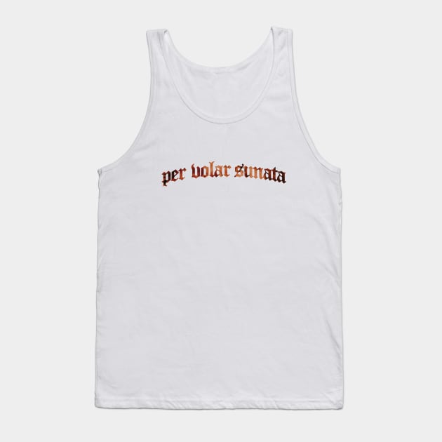 Per Volar Sunata - I Born to Soar Tank Top by overweared